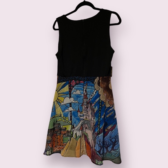 🔴SOLD🔴Disney Beauty and the Beast Stained Glass Dress - Picture 3 of 4